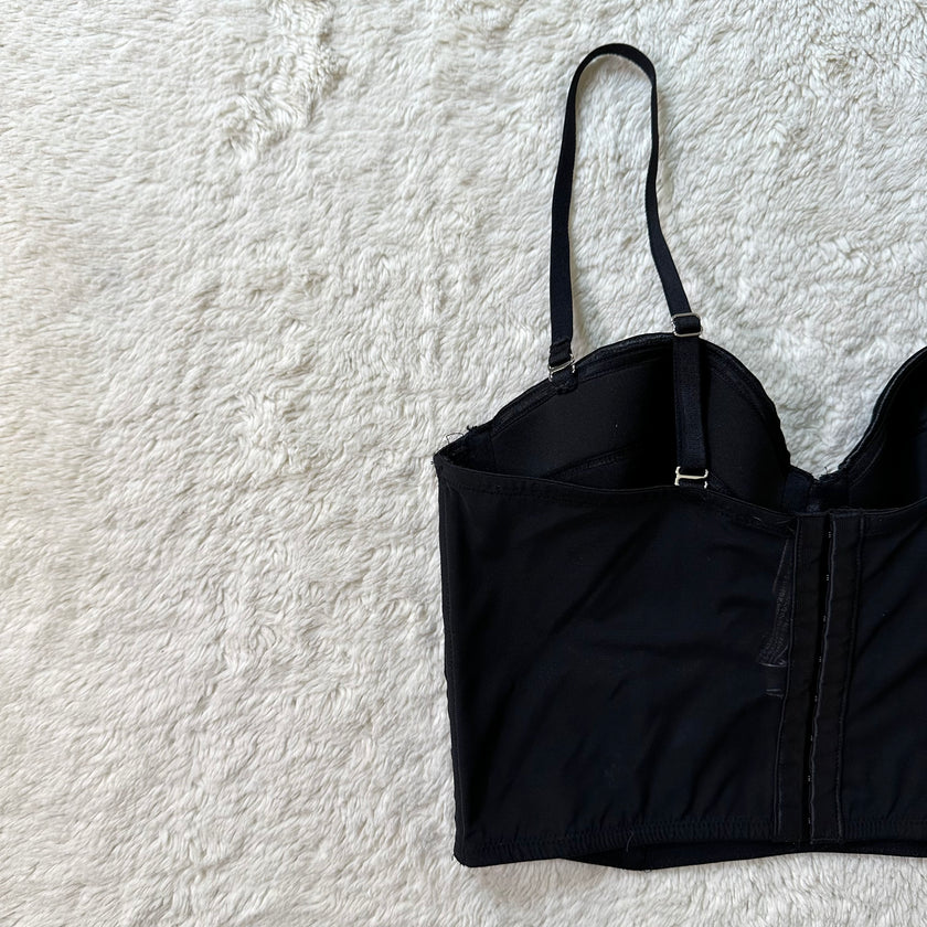 2017 evening velour bustier