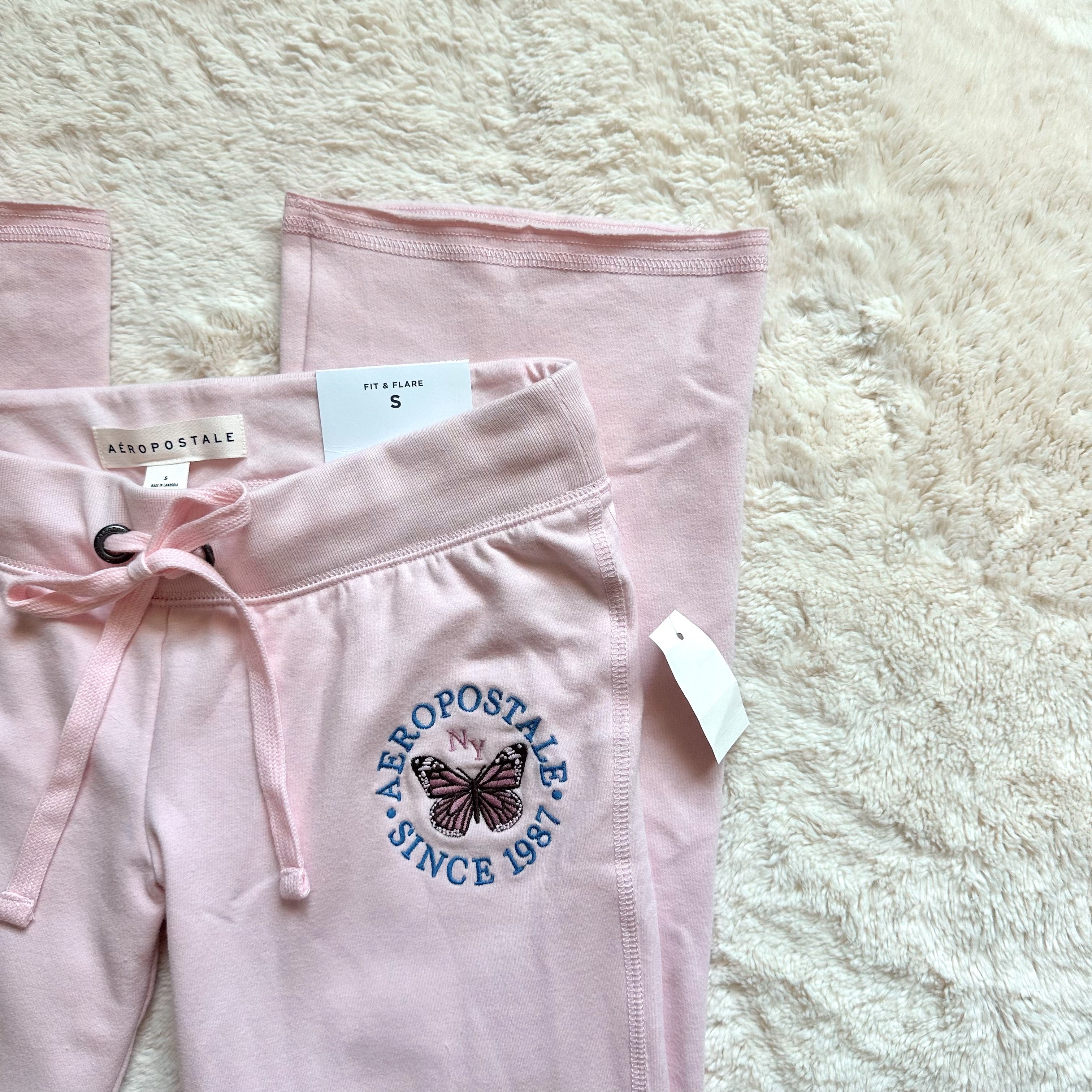 aéropostale butterfly fit & flare sweatpants - rtp: $49.95