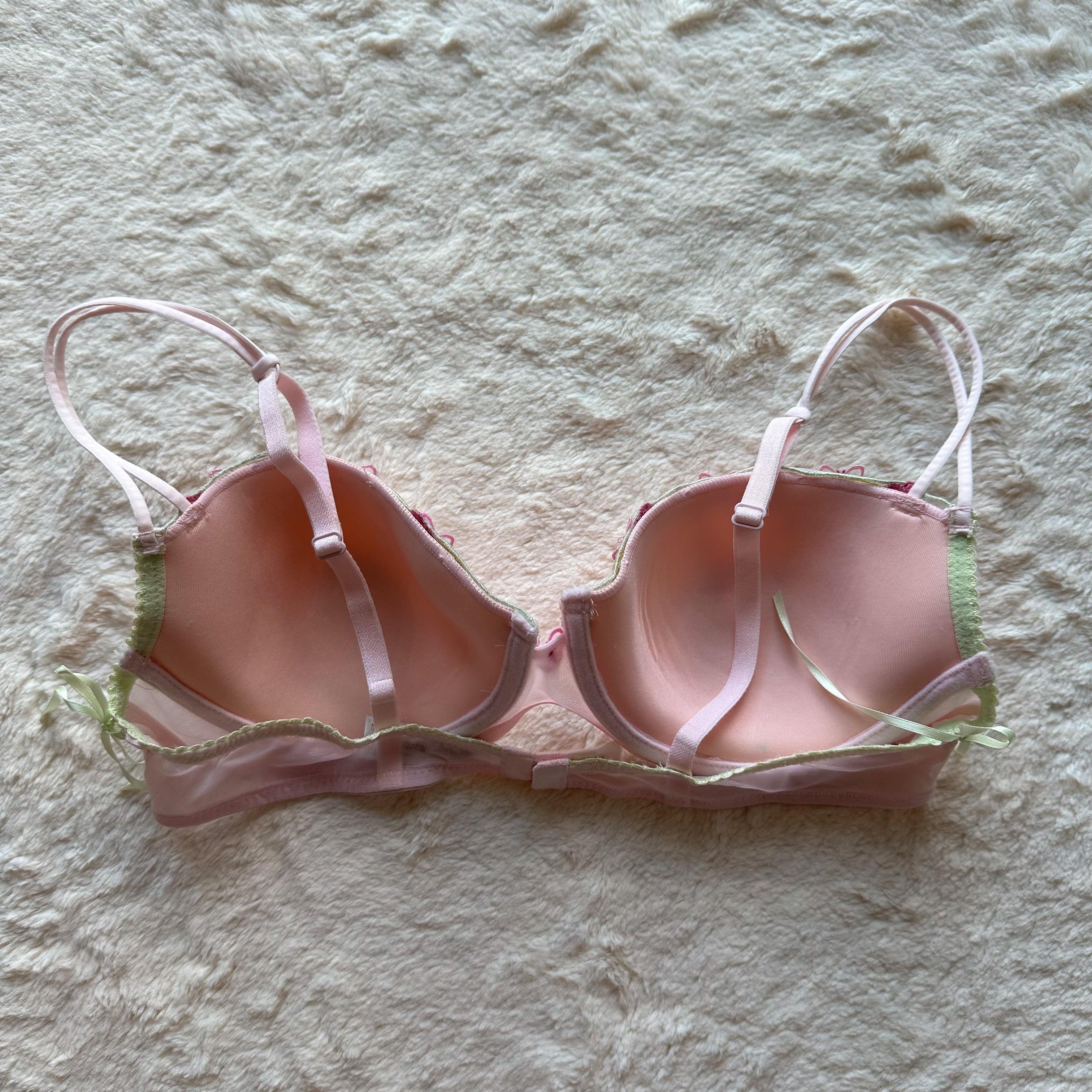 2000's butterfly garden bra