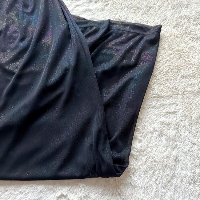 1990's black afterglow gown