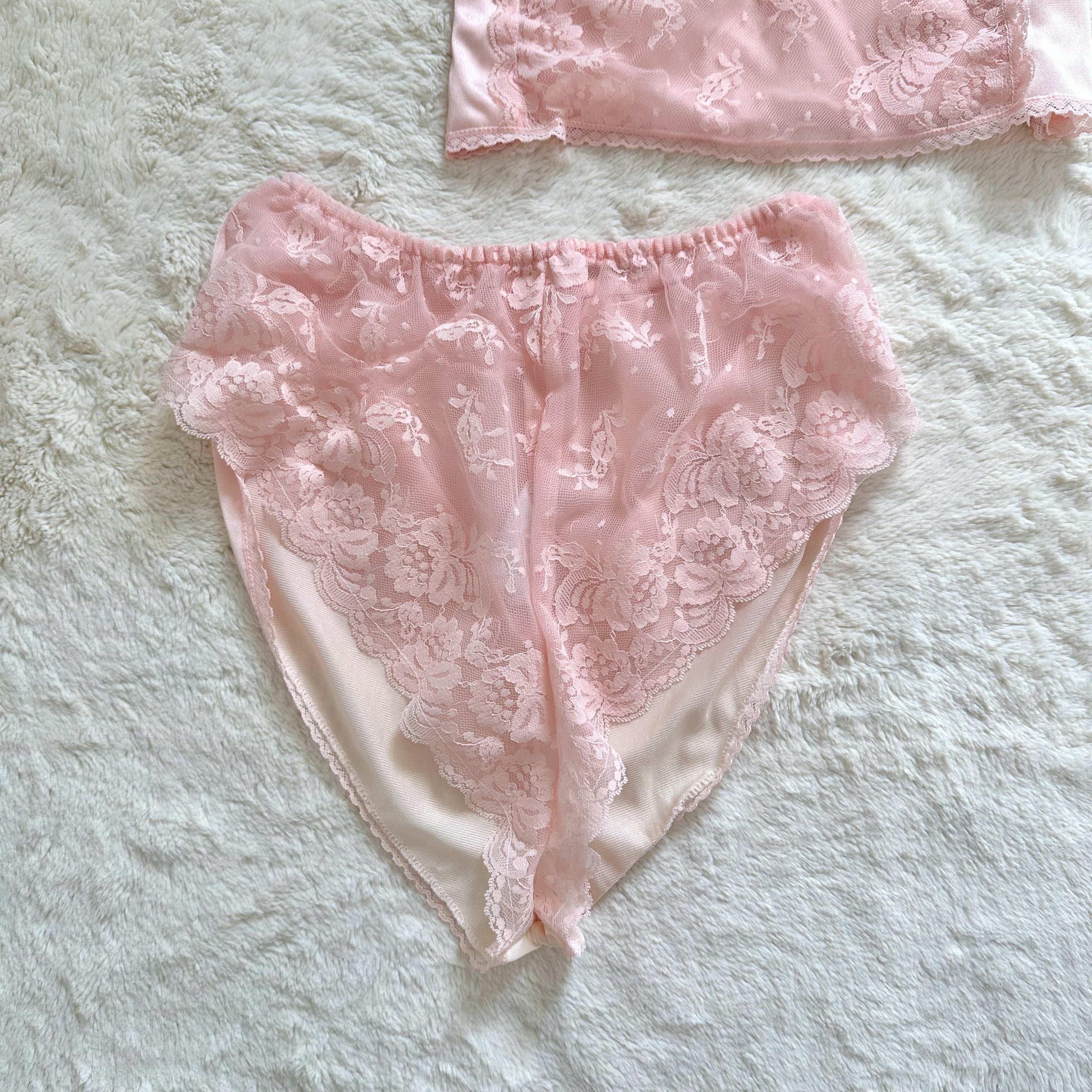 1980's soft blush lounge set