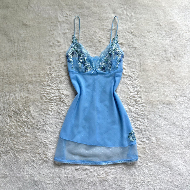 japanese brand floral skies slip dress