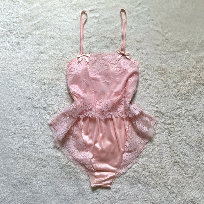 1980's ballerina boudoir teddy