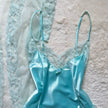 1980's aqua rose 2 pc set