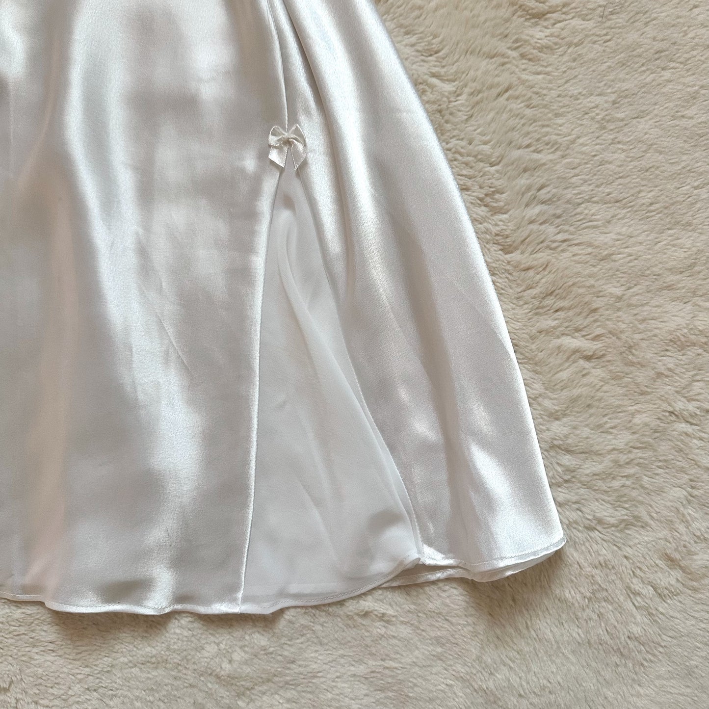 1990's pearl princess slip dress