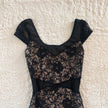 2000's raven lace top