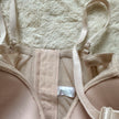 2000's cream petal bustier