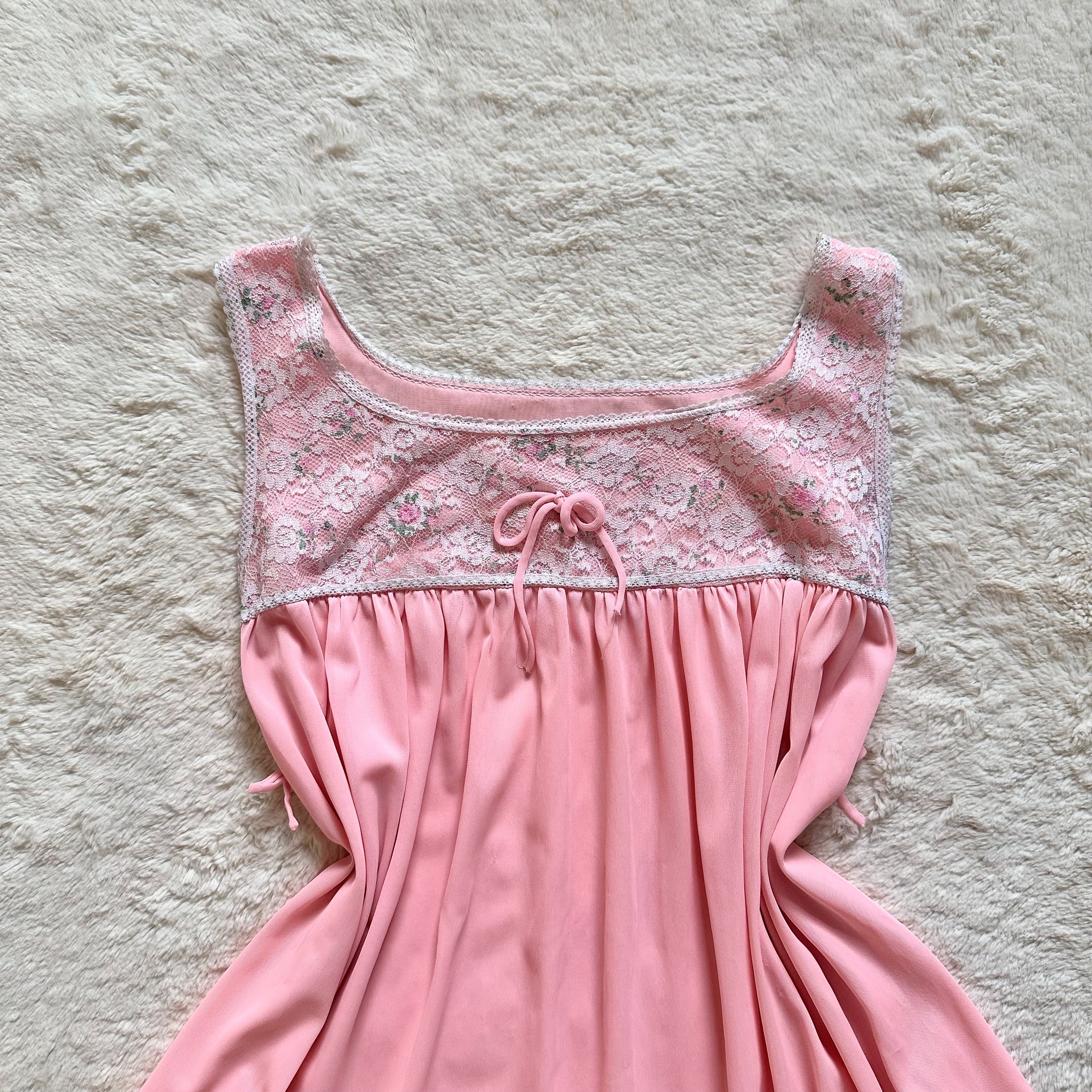 1960's blush gardenia babydoll