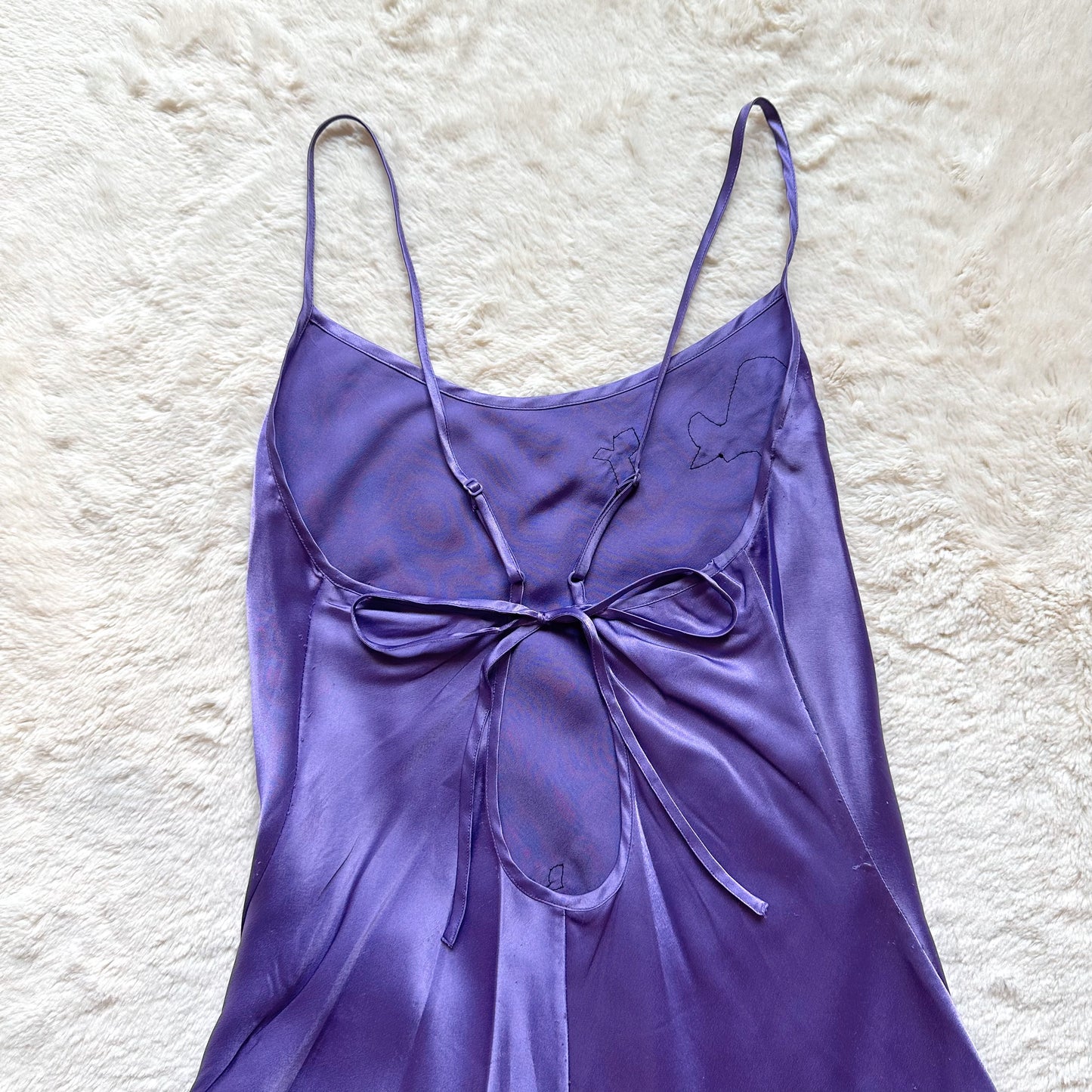 2004 midnight lavender slip dress