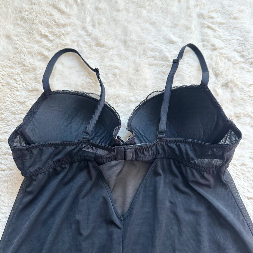 2000's midnight haze slip dress