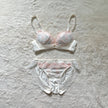 japanese brand tulle dream bra + panty set