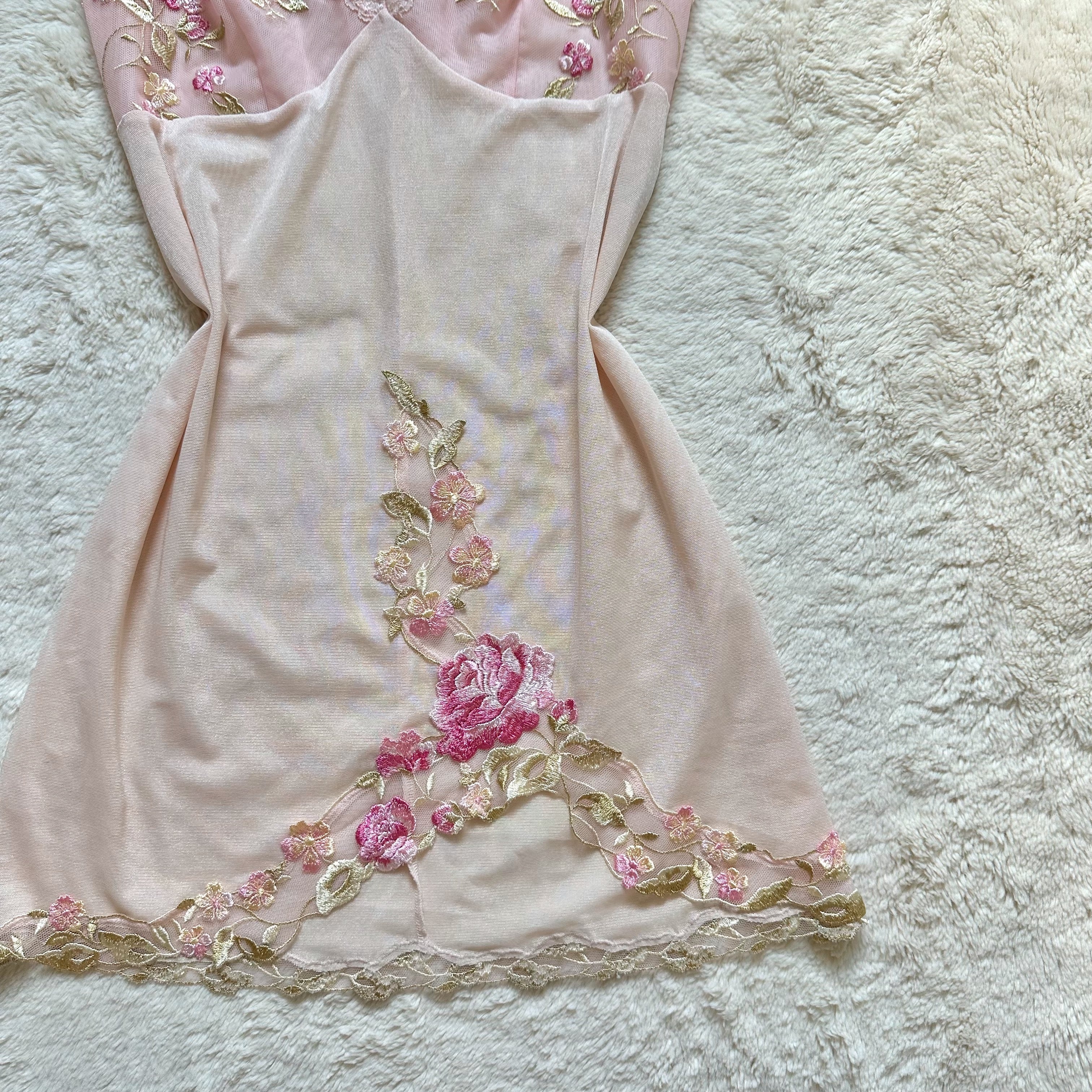 japanese brand blushing briar rose slip dress