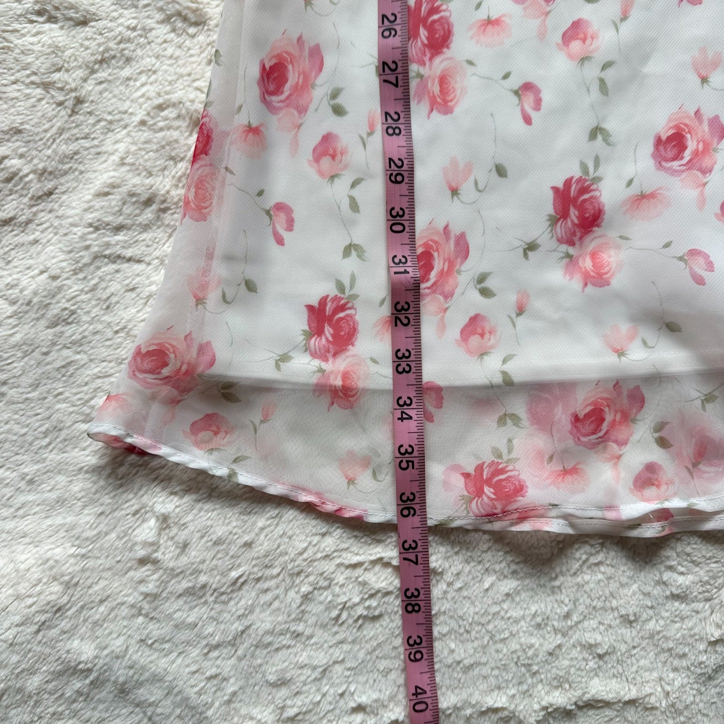 1990's blushing petals dress