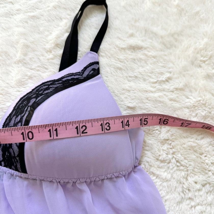 2000's lilac whimsy babydoll