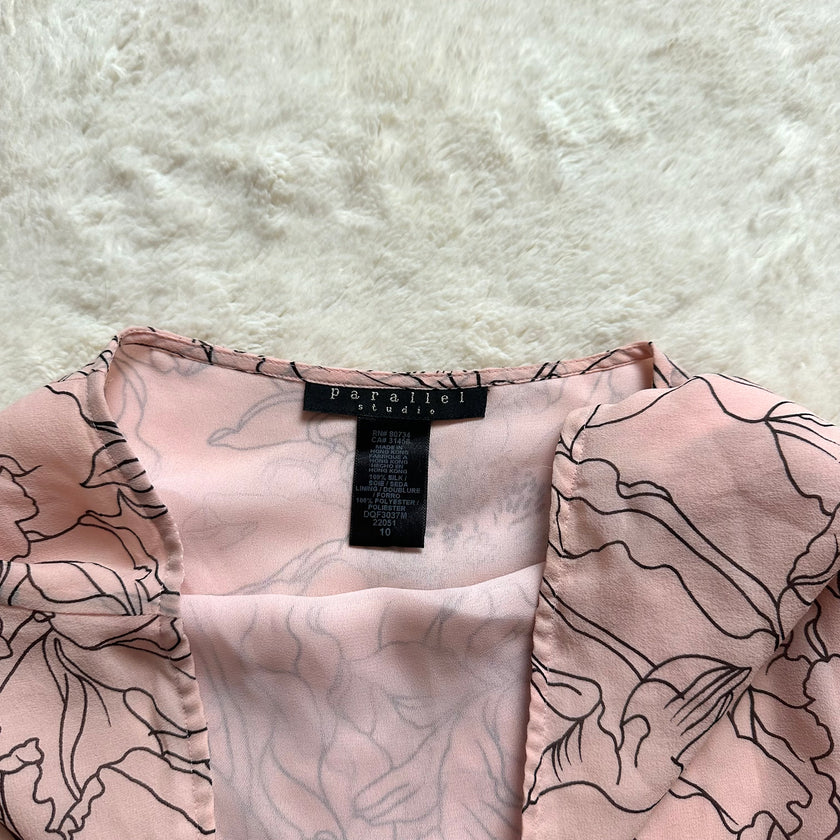 2000's hibiscus midi skirt