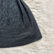 2000's charcoal babydoll top