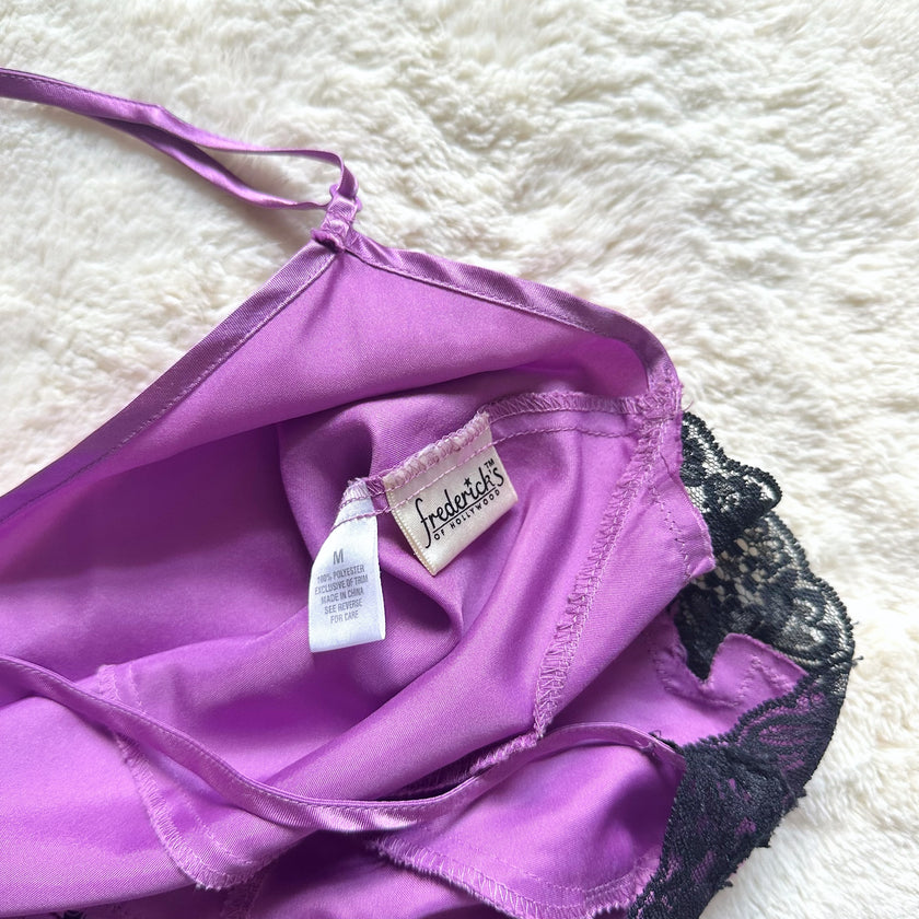 2000's orchid kiss slip dress