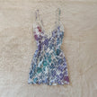 2000's ombre blossom slip dress
