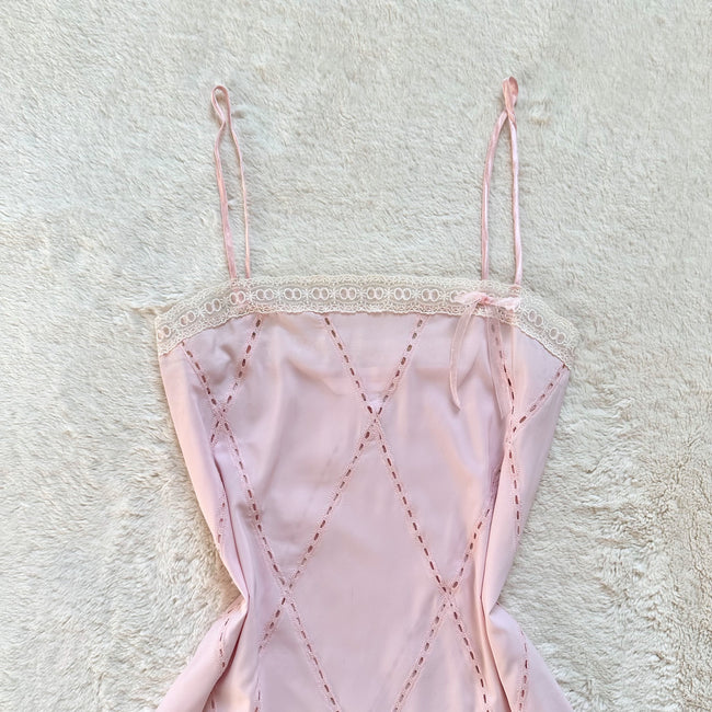 2005 peony petal slip dress