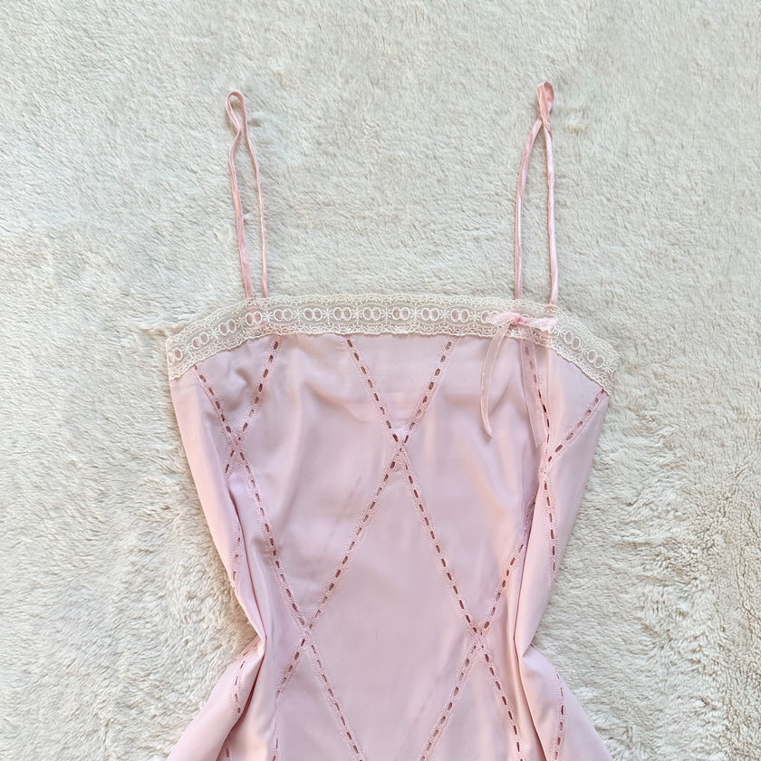 2005 peony petal slip dress