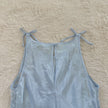 2000's blue blossom slip dress