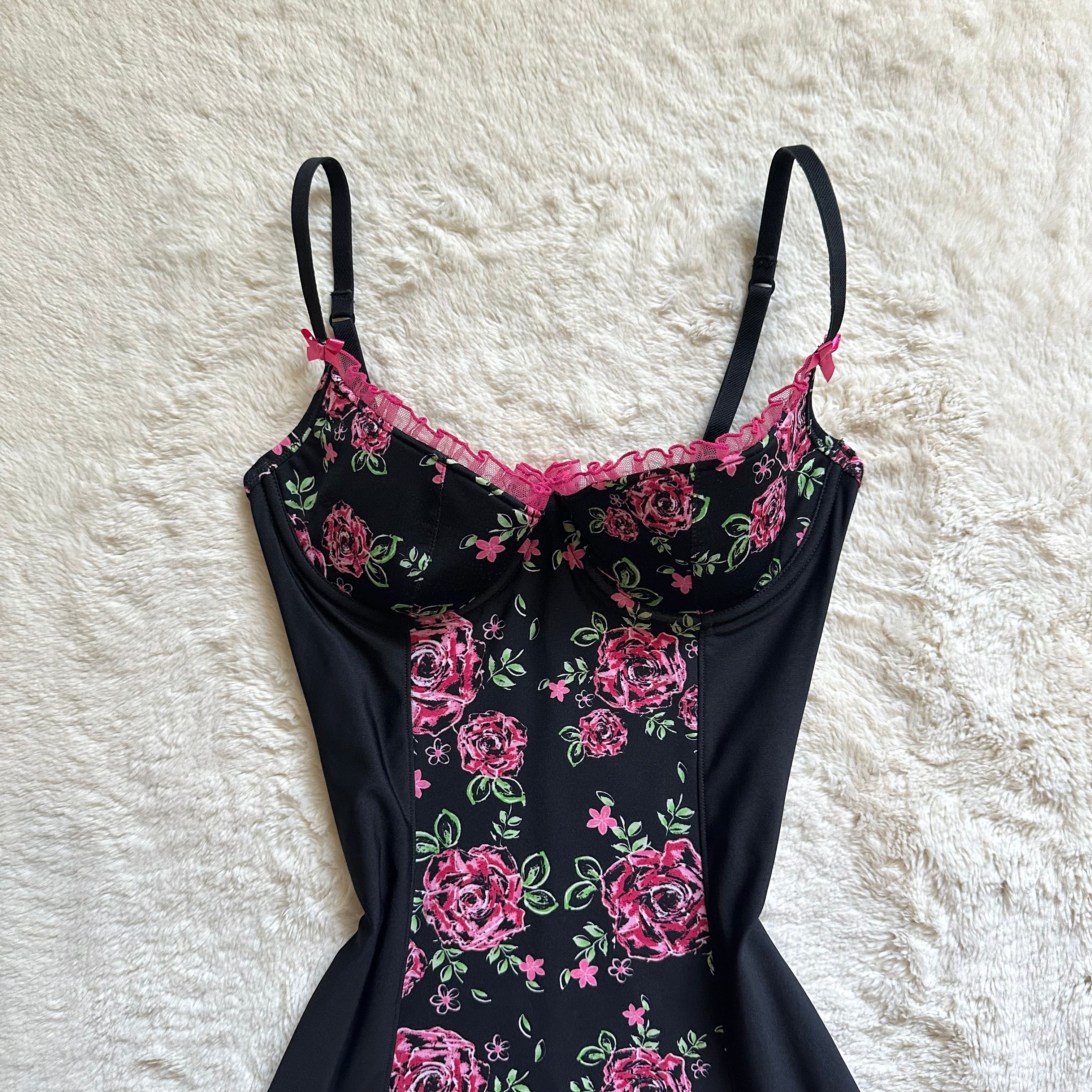 2006 rose waltz slip dress