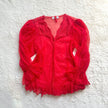 1990's fiery red robe