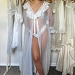 1980's after the ceremony peignoir