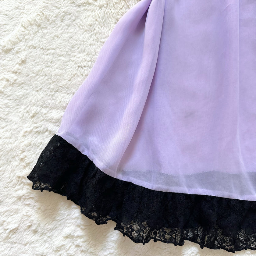2000's lilac whimsy babydoll