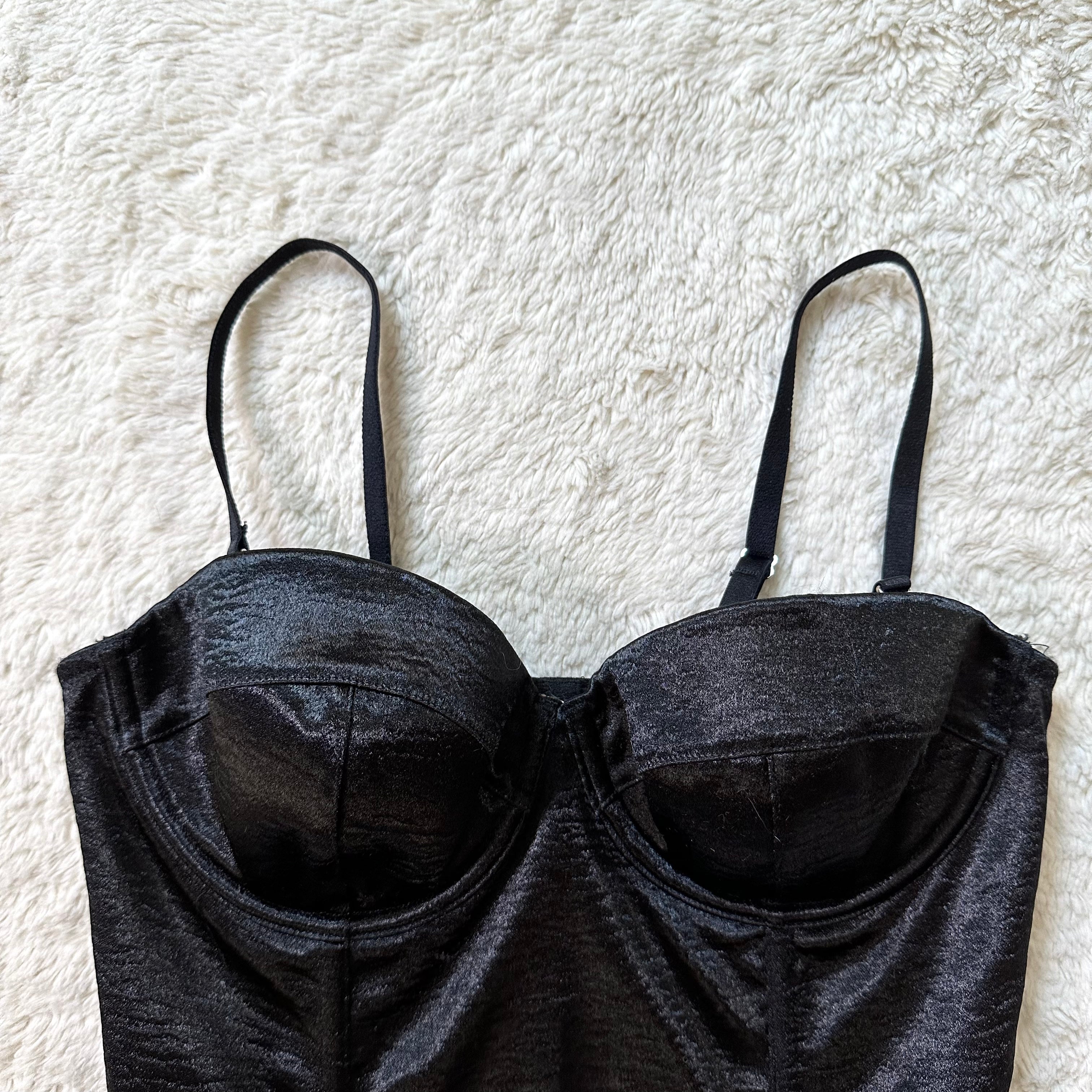 2017 evening velour bustier