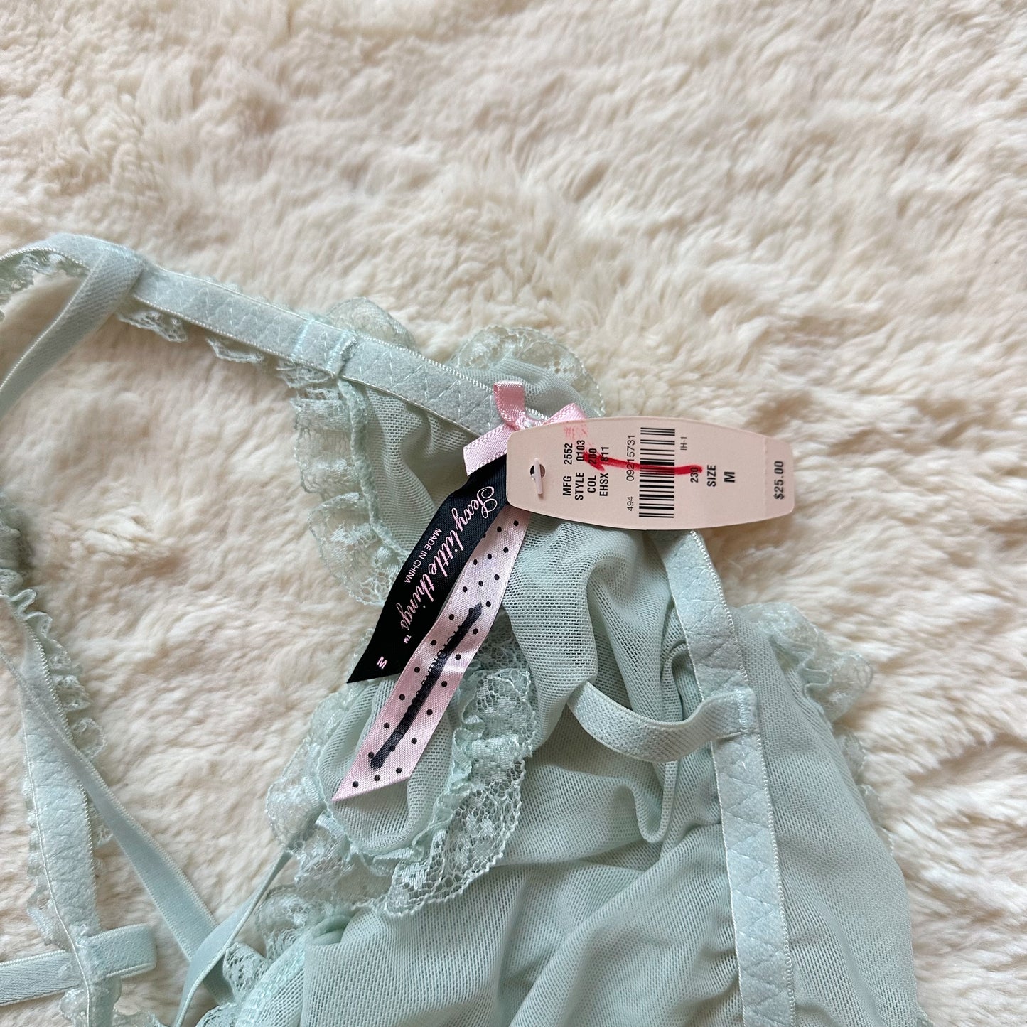 2008 dollhouse mint garter skirt