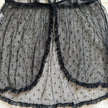 2000's dark dotted babydoll