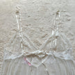 2002 ivory flora slip dress