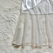 1980's ivory sonata slip dress