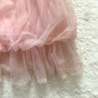 1980's blushing rose tulle babydoll