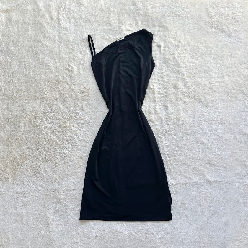 1990's shadow petal dress