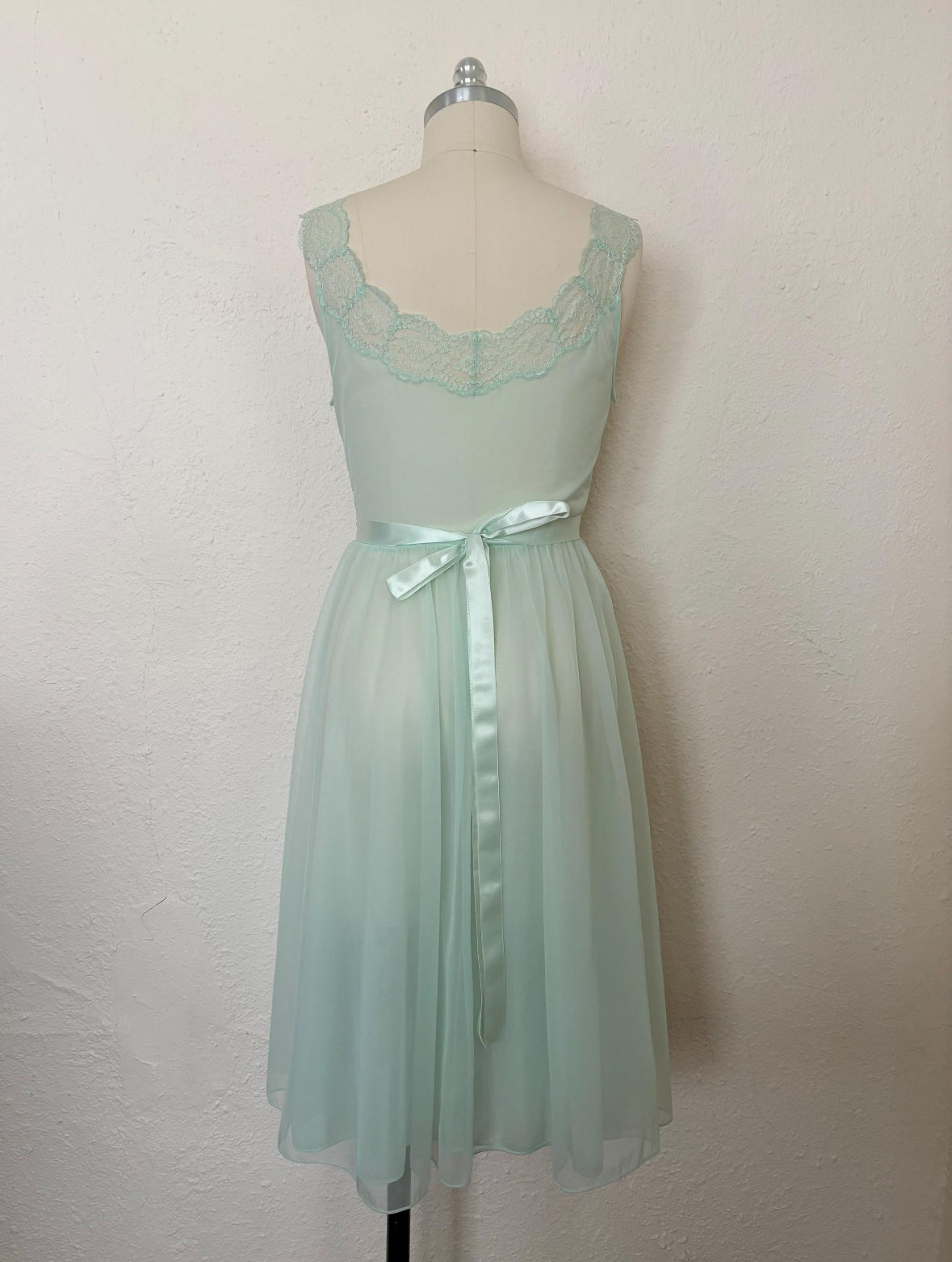 1950's robins egg tulle princess gown