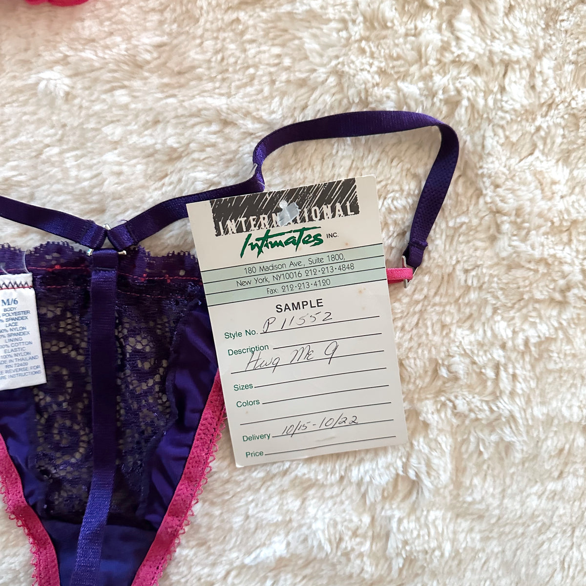 2000's sugarplum bustier set