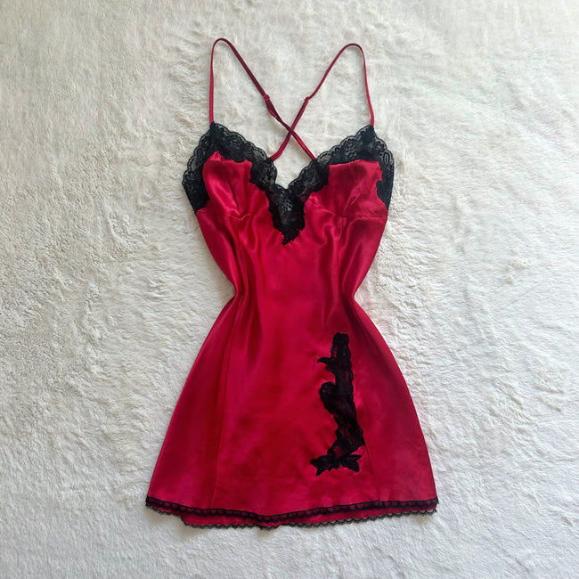 2000's sweetheart hour slip dress