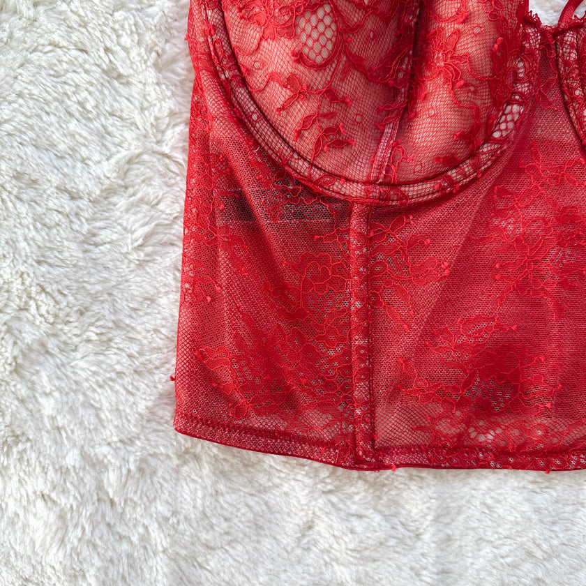 2020 winter candy apple corset