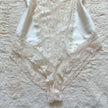 2000's ivory whisper teddy bodysuit