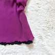 1990's plum rose top
