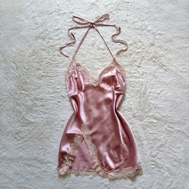 contemporary mauve dream slip dress