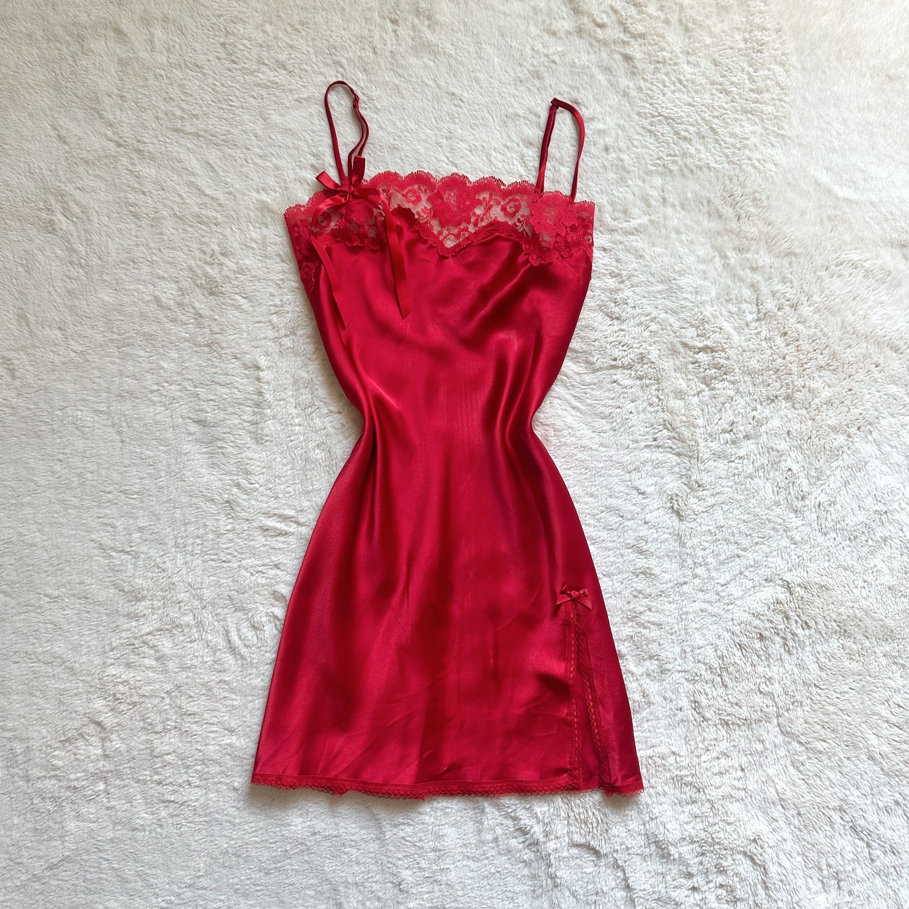 2005 ruby romance slip dress