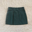 2000's woodland plaid skirt