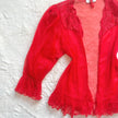 1990's fiery red robe