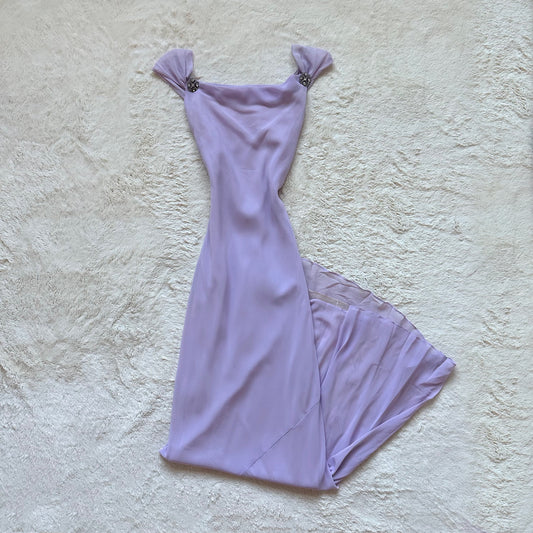 1990's lilac whimsy gown