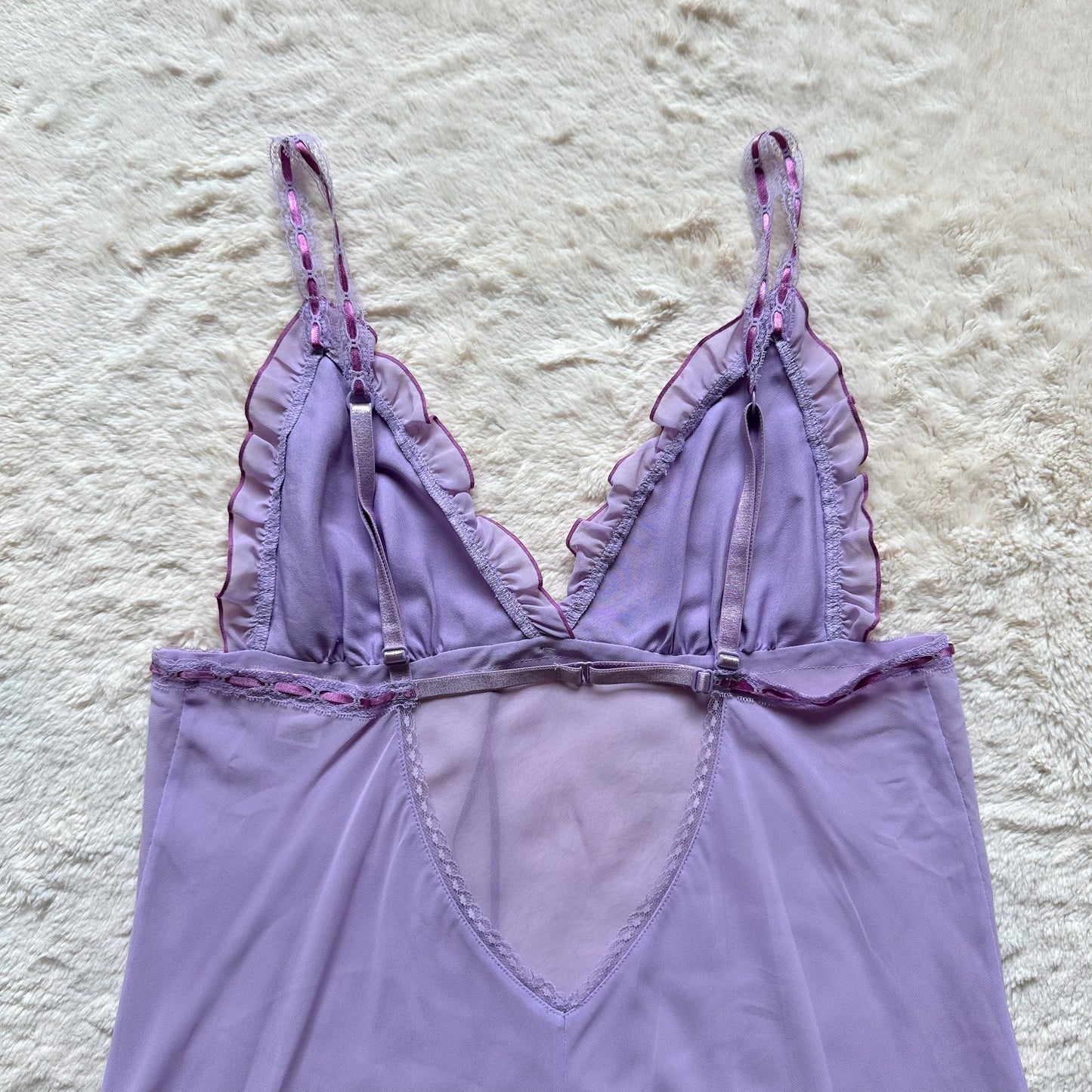 2003 lilac symphony slip dress