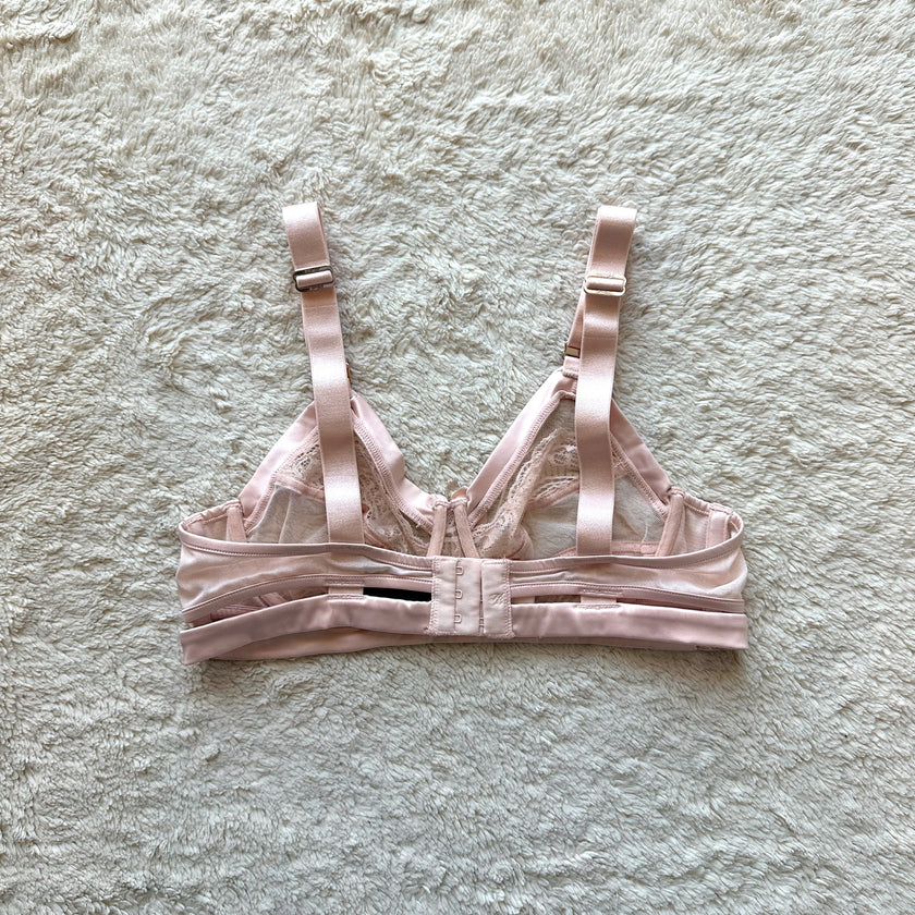 contemporary champagne rose bra