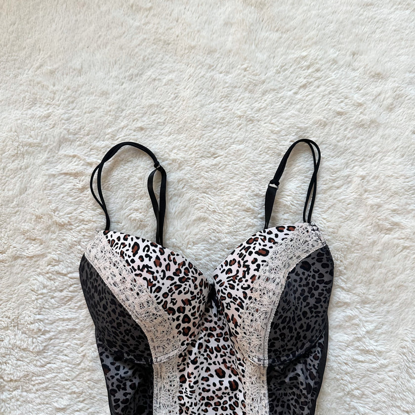 2000's cheetah girl bustier